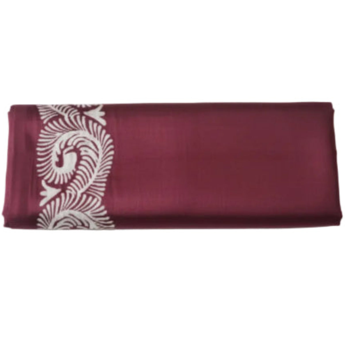 Brown–Wine Tone Pure Silk