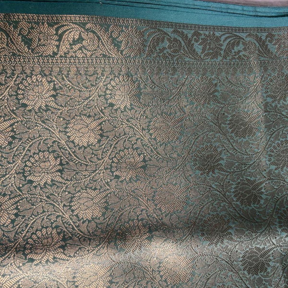 Semi Muga tissue - Light blue