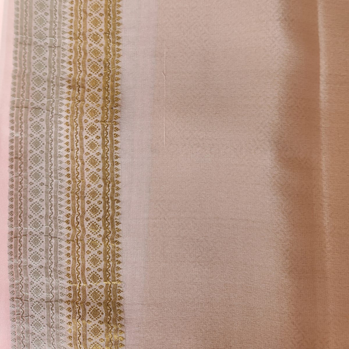 Pure Mysore crepe silk - Ram Laxman | Light pink