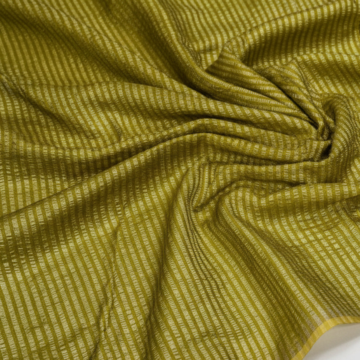 Pure Muga stripes Green