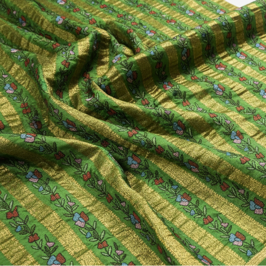 Pure Mysore crepe Silk- Fusion