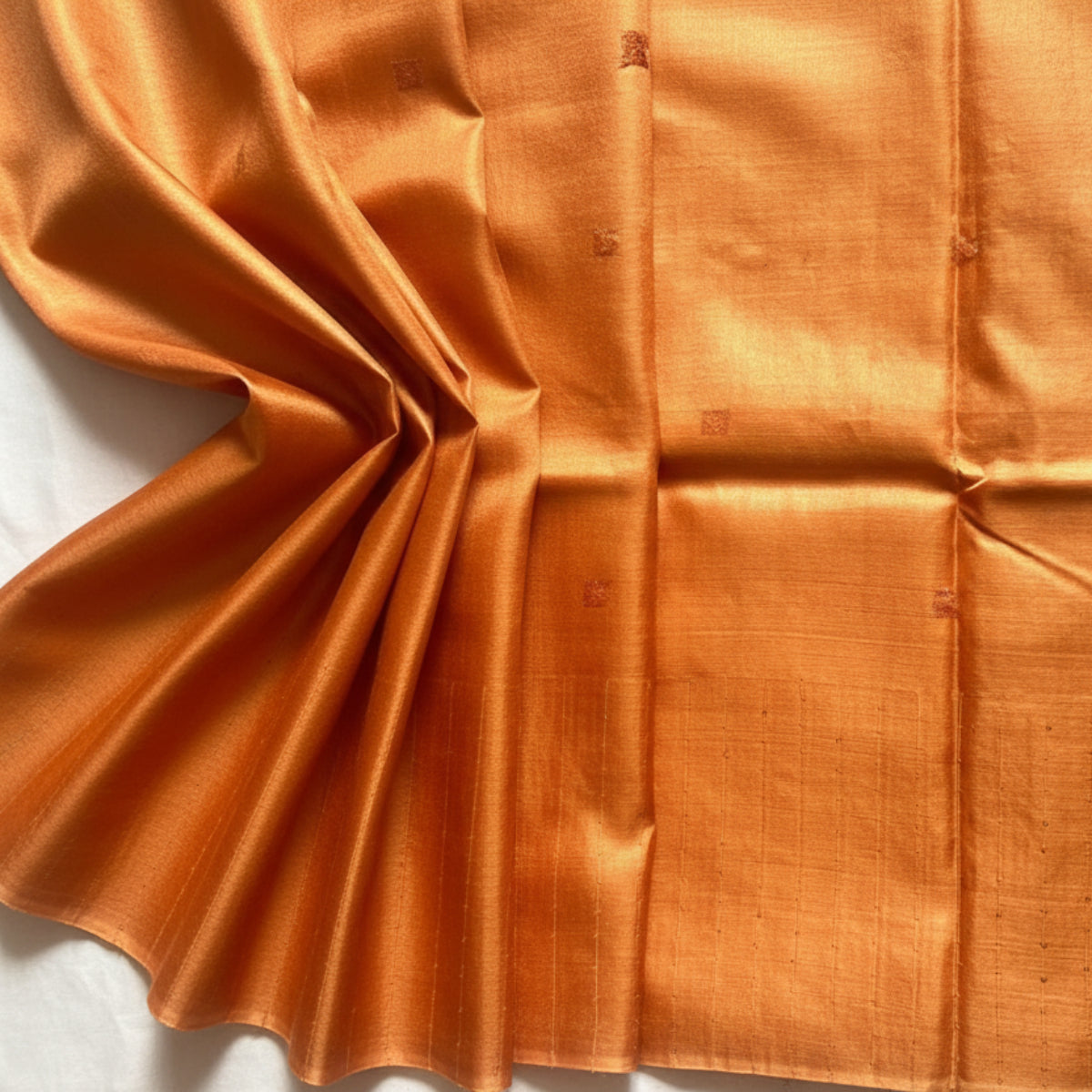 Pure Tussar silk with Sequence Gold