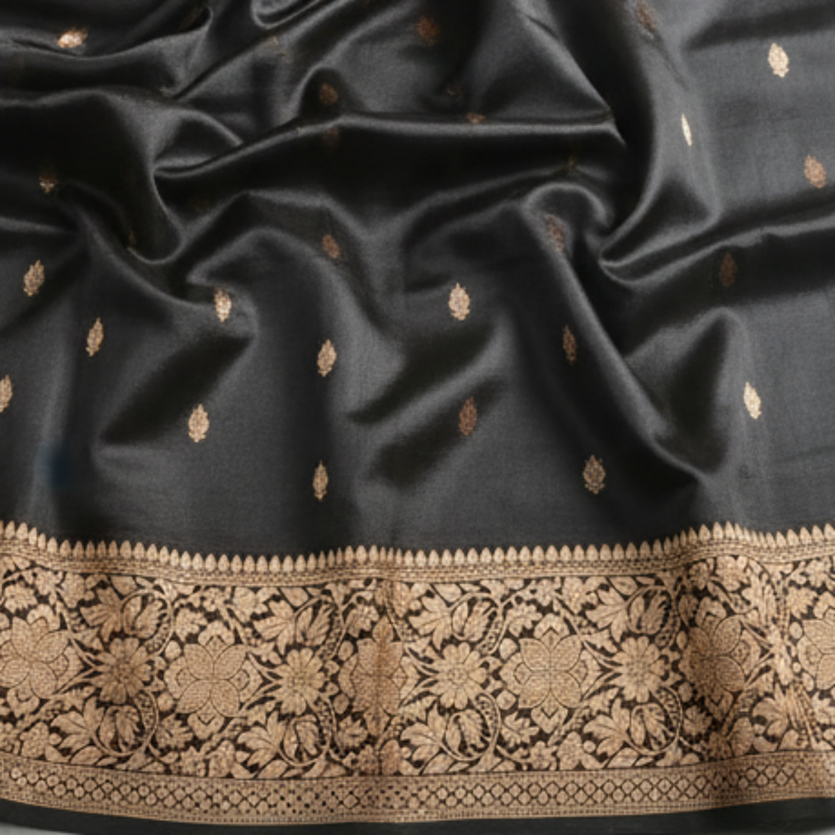 Pure Poona Silk - Black