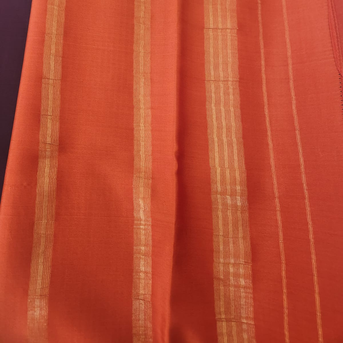 Pure Mysore crepe silk - Half and Half checks
