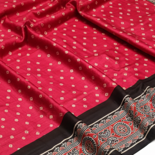 Ajrak Bandini - Pink