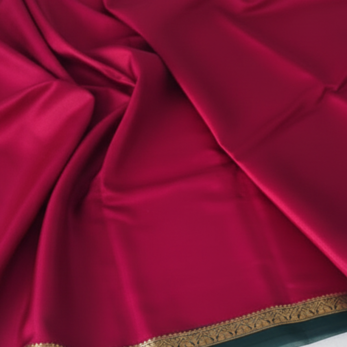 Pure Mysore Crepe Silk Fragrance - Rani pink