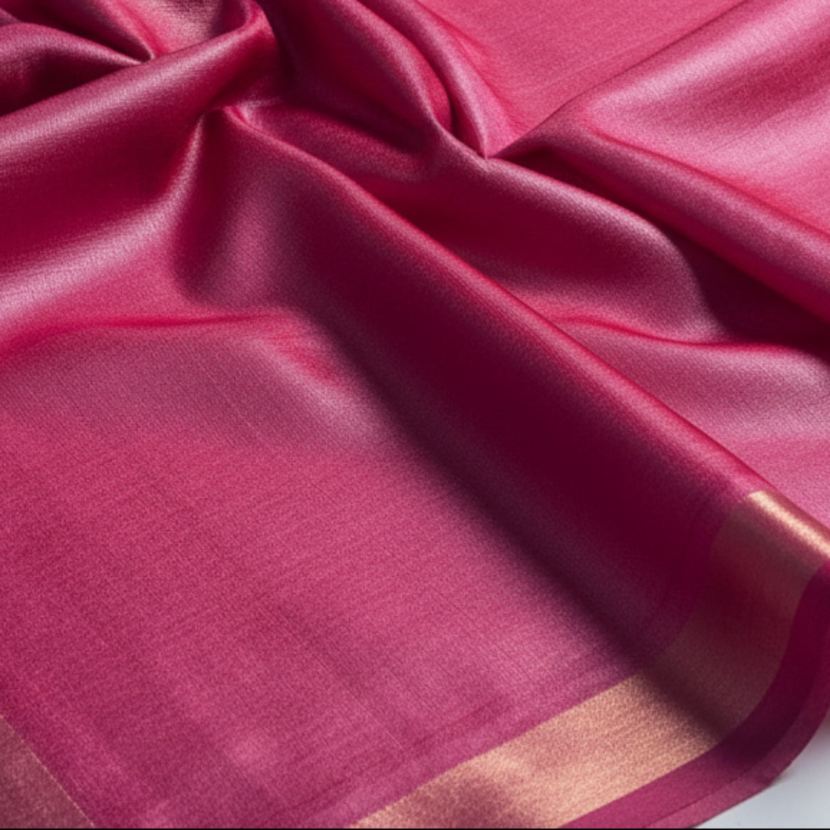 Tussar pink with Paithani motif woven Pallu
