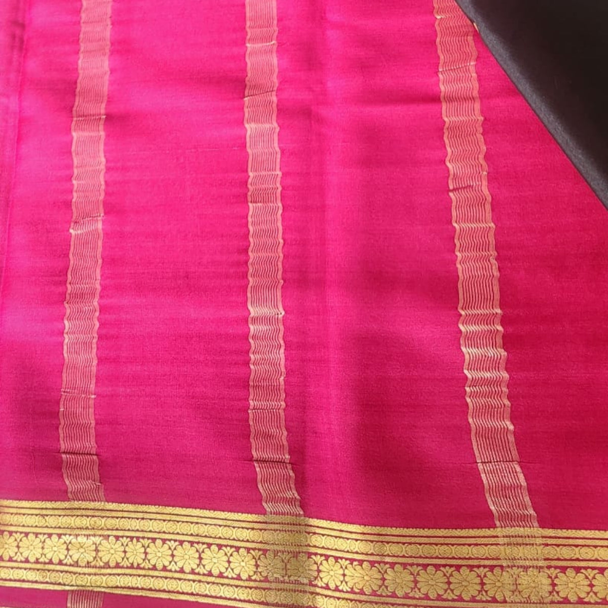 Mysore Crepe Pure Silk – Black